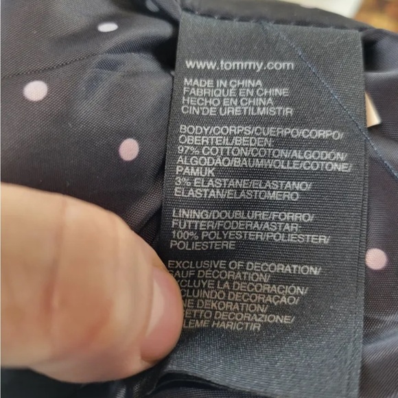 TOMMY HILFIGER Cotton Blazer with Scarf - Picture 4 of 6